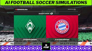 WERDER vs BAYERN ⚽ Bundesliga 2025/26 Matchday 22 🟩 EA FC 26 Simulation