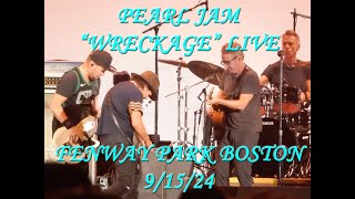 Pearl Jam Wreckage Live Fenway Park Boston Dark Matter Tour 9/15/24