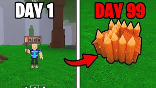 I Built the EASIEST AFK Base in 99 Nights in the Forest!