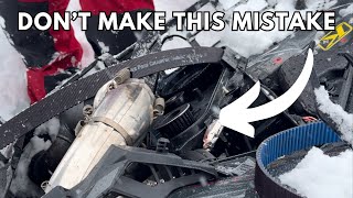 Don't Put a Drive Belt on Your Ski-Doo