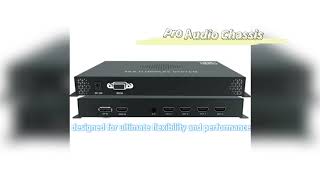 Professional 1U Audio-Video Chassis