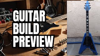 Preview Jam for my next video, Guitar Kit world Guitar build, Ol' Blue!