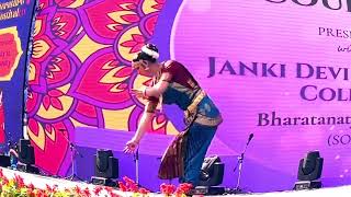 Classical Elegance on Stage 🌸 | Bharatanatyam by JDMC Student #dance #dulitfest #vlog