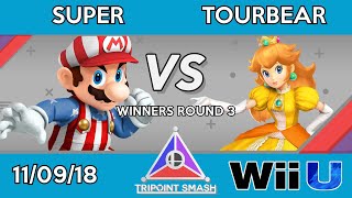 Tripoint Smash 35 - Winners Round 3 - Super (Mario) Vs. Tourbear (Peach)