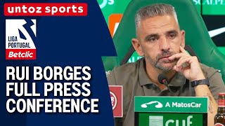 Rui Borges' Press Conference After Winning 6-0 Against Arouca | Liga Portugal