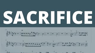 The Weeknd I Sacrifice Real Violin Plays Sheet Music