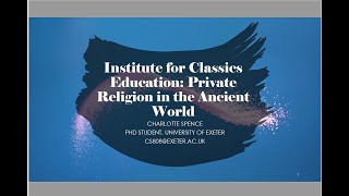 Private Religion in the Ancient World