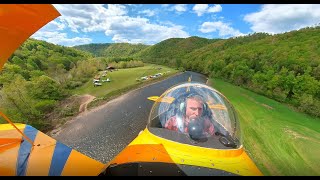 Takeoff at Cheat River Fly-In