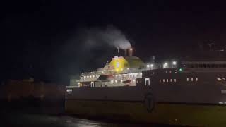 Night Ferry Dieppe at midnight