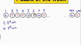Puzzle 1: Heads up coins