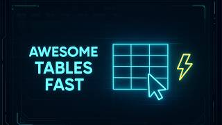 How To Make Awesome Tables In Word Fast