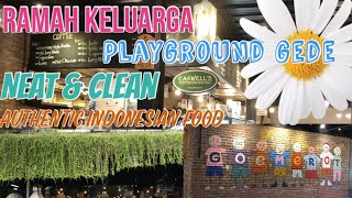 FAMILY FRIENDLY CAFE RESTAURANT WITH A BIG PLAYGROUND AND BEST GELATOS // SURGA ANAK2 NICH