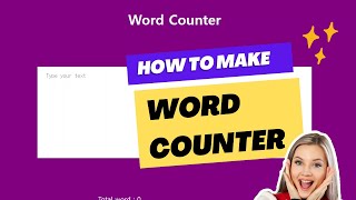 How to make Word Counter Website | Full process | Free Source Code included