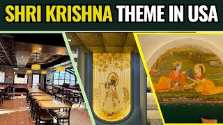 USA Shree Krishna Theme Restaurant Interior | From Start to Stunning