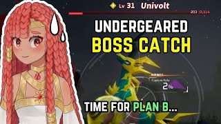 [Palworld Stream Highlight] Univolt World Boss Capture (with underpowered gear and pals) #vtuber