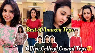 Best of Amazon Tops Starting at Rs. 199/- Office,College,Casual Tops😍