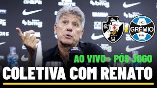 Renato Gaúcho's press conference live - direct from the stadium - Vasco's press conference live