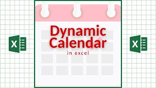 Dynamic Calendar in Excel‼️ #excel