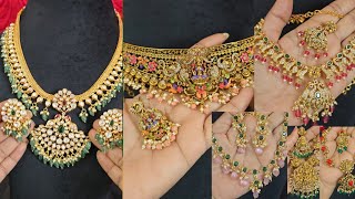 Nakshi sets.. Diamond sets.. moissanite set..polki set handmade..