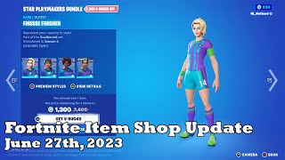 Fortnite Item Shop *NEW* SOCCER SKINS [ June 27th, 2023 ]