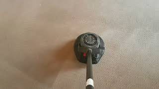The cleaning of carpet fibres