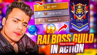 RAI BOSS  🔴TOP 1 GUILD TEST | CUSTOM ROOMS & GIVEAWAY | FREE FIRE LIVE | ROAD TO 10K🔥#shortsfeed #ff