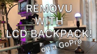Gopro LCD Backpack with REMOVU Bluetooth Mic, Hero 3+