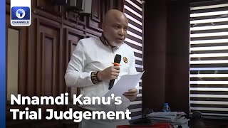 Drama In Court As Nnamdi Kanu Insists On Presenting Final Written Address