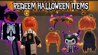 HURRY!🎃GET FREE HALLOWEEN HAIRS, ITEMS AND ACCESSORIES IN 2025! 🦇👻