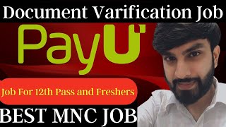 Best MNC job For Freshers 12th Pass 😍| Document Verification Job 😍| Lakshminarayan Agrawal 🙏| Hindi✔