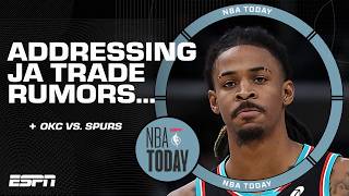Ja Morant speaks on potential trade rumors 😳 'It's AWKWARD!' - Chiney Ogwumike | NBA Today