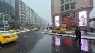 iPhone 13 Pro , Snowing Video Test in İstanbul , Turkey #İphone #iphone13pro #apple
