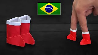 BOTINHA DE PAPEL de Origami: Ideia Incrível para Lembrancinhas
