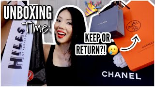 BIRTHDAY LUXURY UNBOXING PART 2✨New Hermes Rodeo Robeo, Chanel, Angara, Lululemon & More!