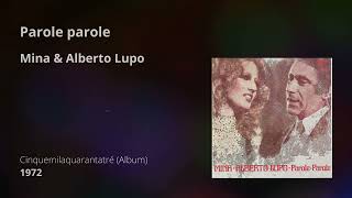 Parole Parole - Mina & Alberto Lupo