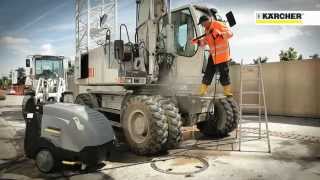 Hot Water cuts through Grease and grime Karcher HDS Range