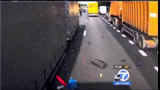 Horrific Crash And Stolen Minivan Caught On Dashcam