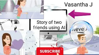 Story of two Friends by AI|Story created  by AI|Animated story