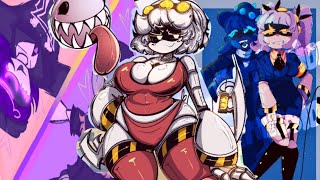UZI x N there's always new love and also V x THAD (hazbin hotel / comic dub) NUZI