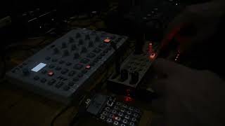 Minimal techo dawless jam with Model:Cycles, Volca Keys and PO33
