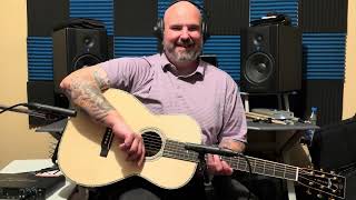 Demo of Young Guitars 000, A Show Stopper, Exhibition Grade Brazilian & Maggie Valley Red Spruce 