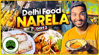 Narela Food Tour Part 2 Delhi Street Food | Spicy Tikki, Creamy Malai Chaap & Momos | Veggie Paaji
