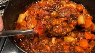 Winter Comfort Food Recipes | Smoked Chuck Roast Beef Stew!