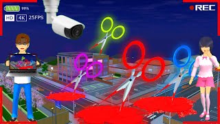YUTA MIO TAKUT CCTV REKAM PENAMPAKAN GUNTING BERDARAH RAINBOW TERNYATA... 😱 SAKURA SCHOOL SIMULATOR
