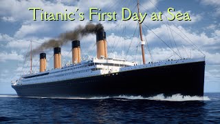 Titanic's First Day at Sea - April 12th, 1912