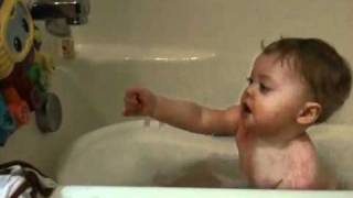 Ava's bubble bath 3