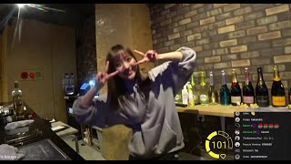 Ice Poseidon Interacts with Patrons at a Bar in Nagasaki, Japan