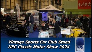 Vintage Sports Car Club Stand | NEC Classic Motor Show 2024