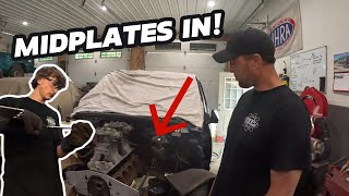 We Installed The Midplate In The OBS Drag Truck