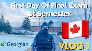 First Day of Final Exam | Georgian College| @vlogsbyns | NS Vlogs | Canada 🇨🇦 🍁